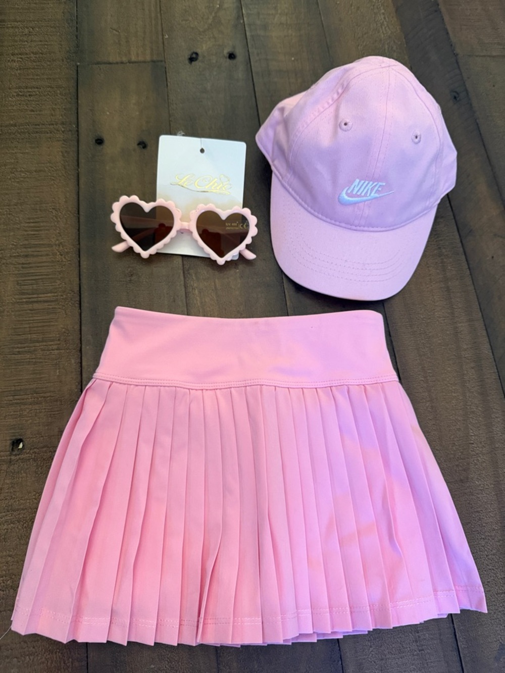 Baby/Kids Tennis-Inspired Set, Size 12-24 months. Skirt, Hat & Sunglasses